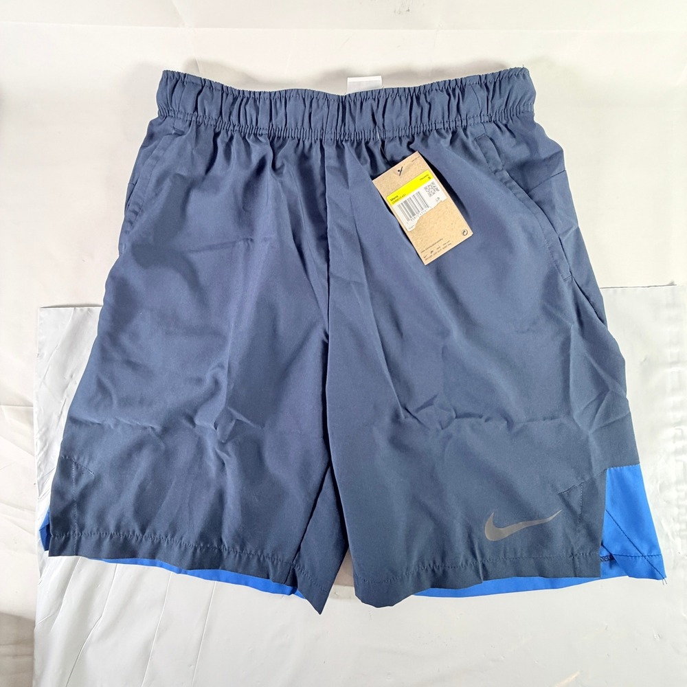 Nike Men's Dri-FIT Woven 9" Training Shorts Obsidian Blue DM6617-451 Size‎ S